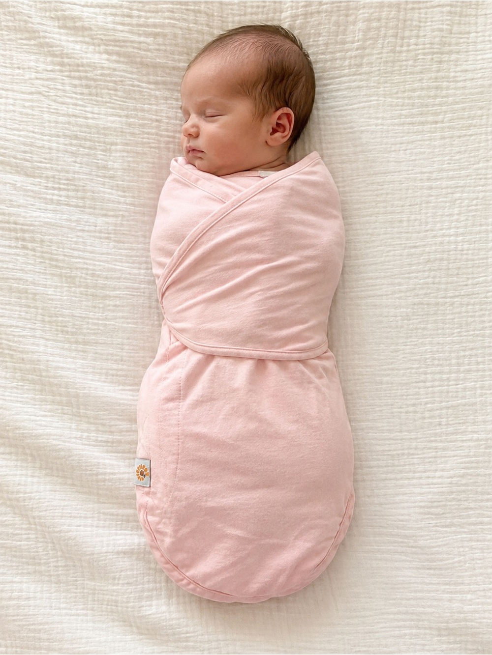 Ergobaby Swaddler Pink M/L Baby Swaddle 100% Cotton